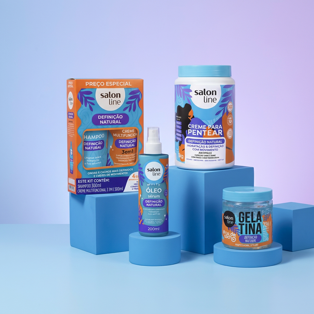 Kit Salon Line Definición Natural 2 Piezas